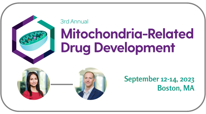 3rd Annual Mitochondrial Drug Development with pictures of Spring Behrouz and Andy Lee