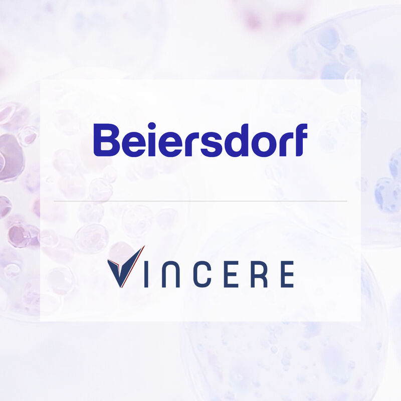 Beiersdorf and Vincere logos