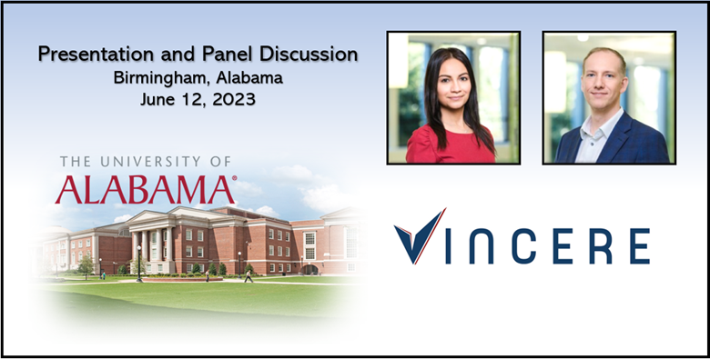 Vincere co-founders Andy Lee and Spring Behrouz present at University of Alabama Birmingham